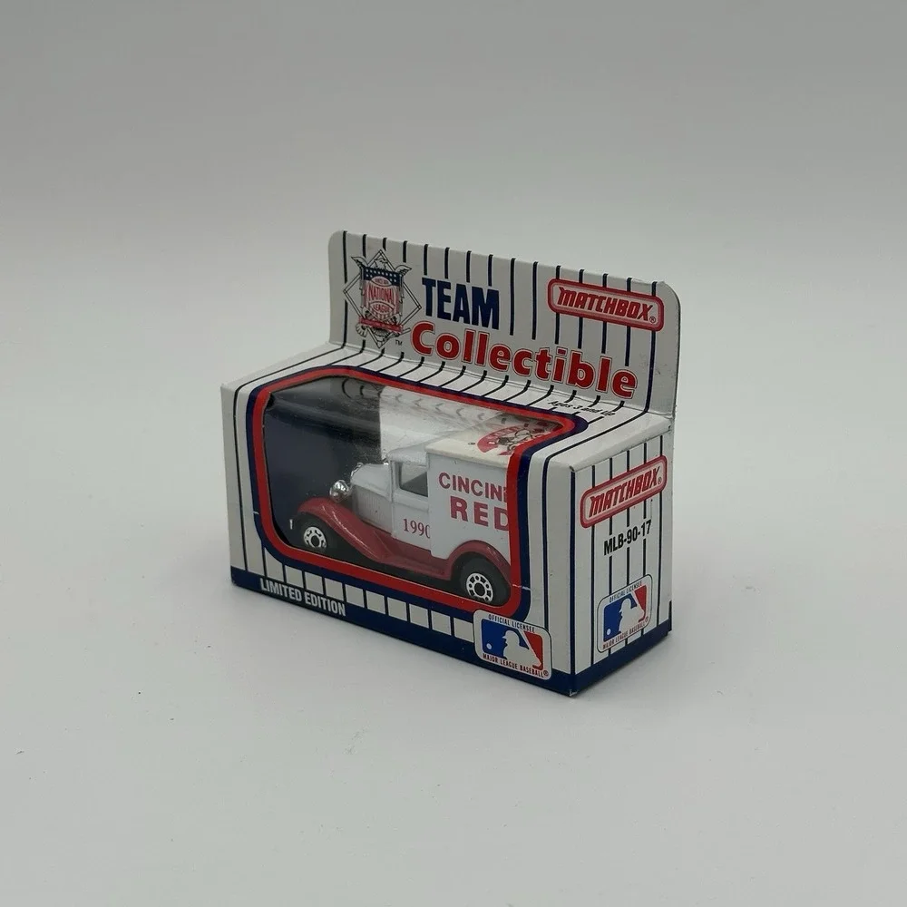 1990-91 Matchbox Team Collectibles Cincinnati Reds Lot 6 Cars NIB